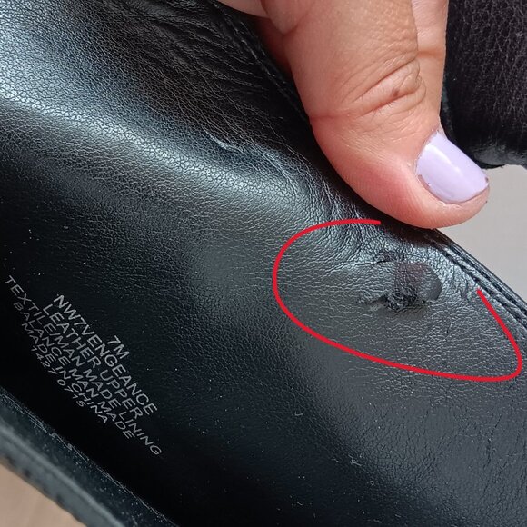 Nine West Vengeance Over Knee Boots Black 7 - Picture 8 of 8